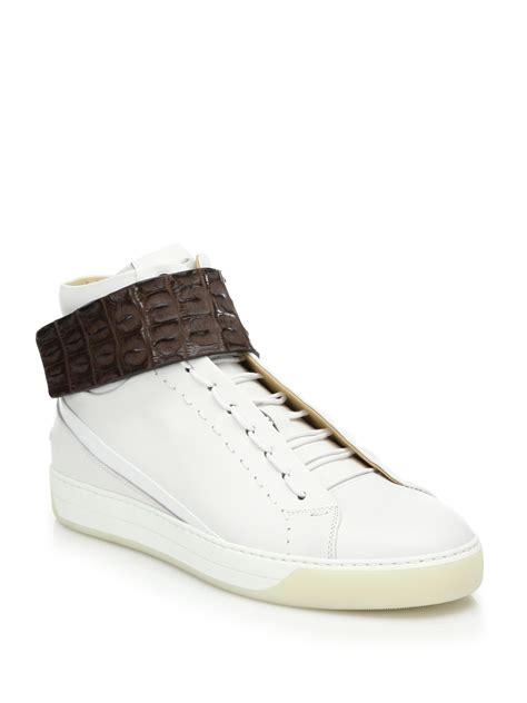 fendi sneakers high top|fendi designer high top sneakers.